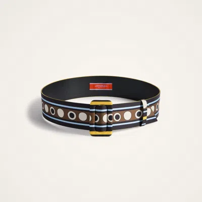 La Doublej Medium Belt In Brown