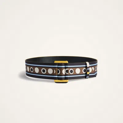La Doublej Medium Belt In Brown