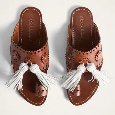 La Doublej Sandy Slides In Orange