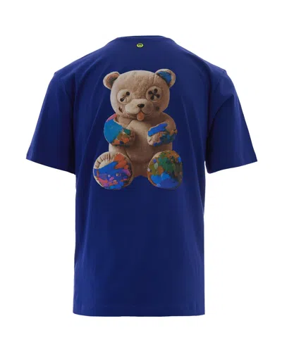 Barrow T-shirt Bear Blue Ink In Blue