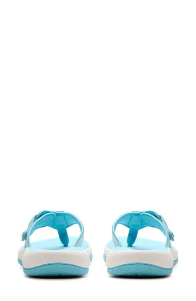 Clarks Sunmaze Loop Sandal In Blue