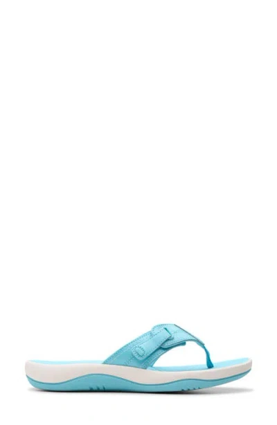 Clarks Sunmaze Loop Sandal In Blue