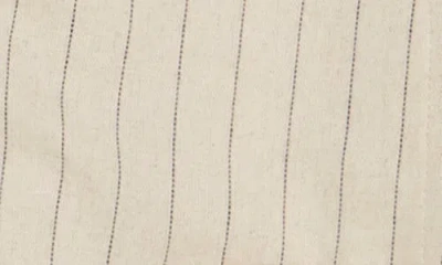 Max Studio Oversize Pinstripe One-button Blazer In Neutral