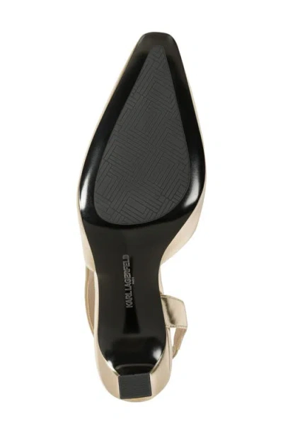 Karl Lagerfeld Sheenz Slingback Pump In Multi