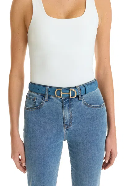 The Noli Shop Bettie Belt In Blue