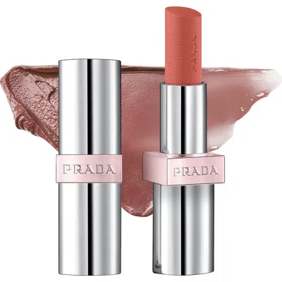 Prada Refillable Light Glowing Lip Oil Stick In Multi