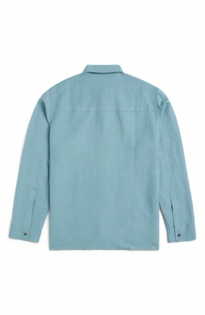 Auto-reply™ Andrew Solid Linen Blend Button-up Shirt In Multi