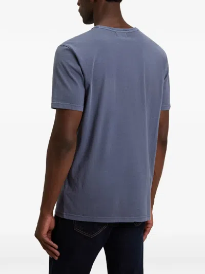 Woolrich Printed T-shirt In Blue