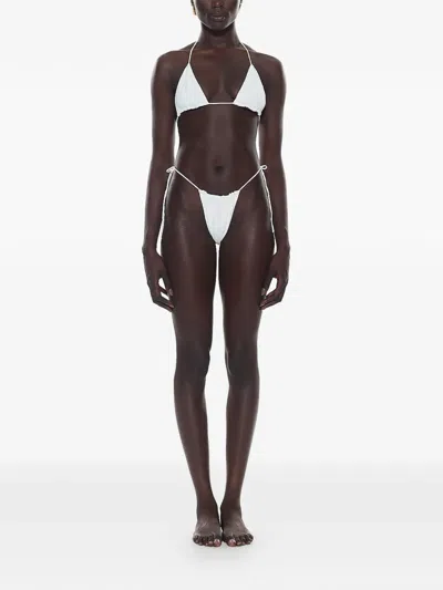 Myra Swim Sofia Triangle Bikini Top In White