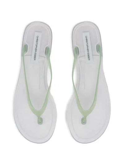 Christopher Esber Jo Flip-flops In Green