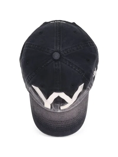 Open Yy Yy Gradient Ball Baseball Cap In Gray