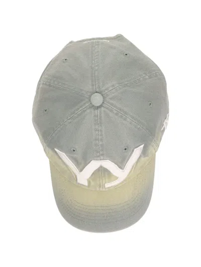 Open Yy Gradient Logo-patch Cap In Gray