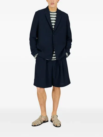 Krost Double-button Blazer In Blue