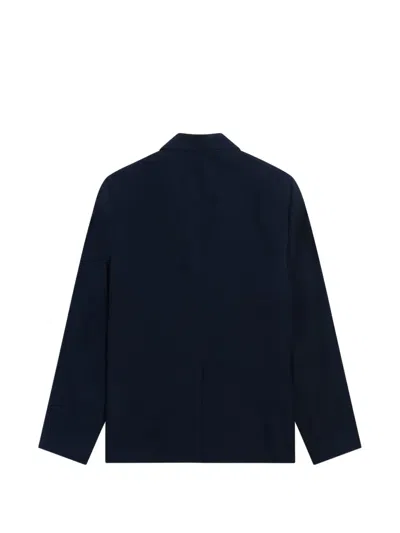 Krost Double-button Blazer In Blue