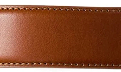 Veronica Beard Arch Leather Belt In Brown