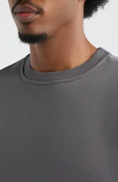 Elwood Core Oversize Crewneck Sweatshirt In Gray