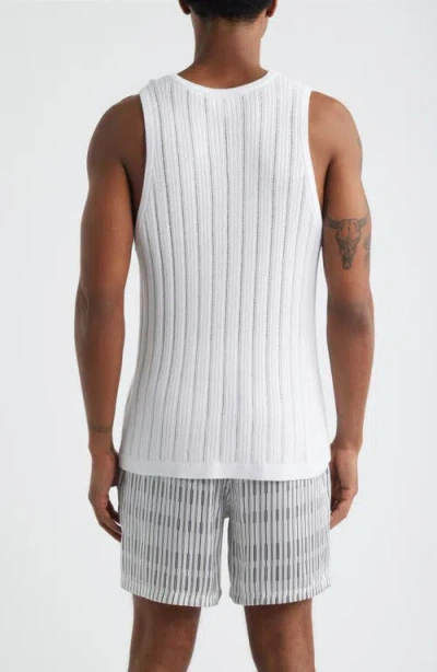 Open Edit Sweater Tank In White