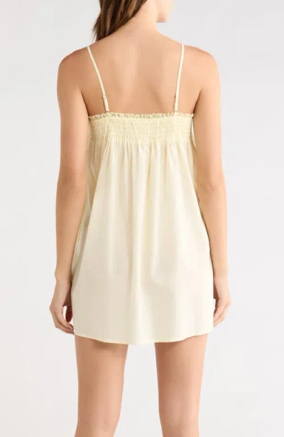 Open Edit Flirty Cotton Nightgown In Yellow