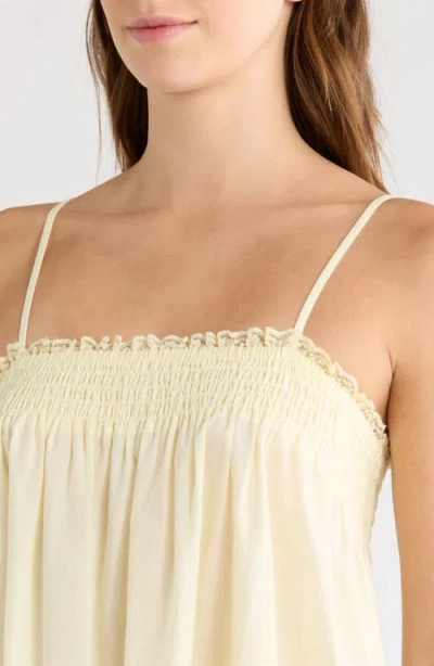 Open Edit Flirty Cotton Nightgown In Yellow