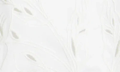 Open Edit Embroidered Poplin Cami In White