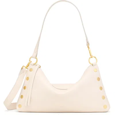 Hammitt Medium Kyle Leather Shoulder Bag In Neutral
