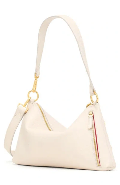Hammitt Medium Kyle Leather Shoulder Bag In Neutral
