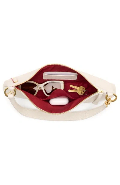 Hammitt Medium Kyle Leather Shoulder Bag In Neutral