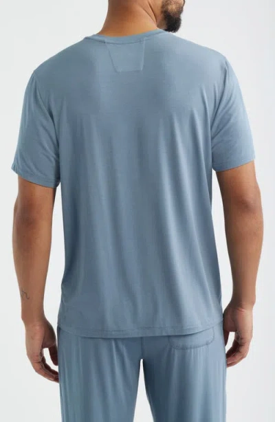Daniel Buchler Stretch Modal & Silk Sleep T-shirt In Multi