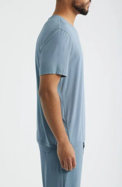 Daniel Buchler Stretch Modal & Silk Sleep T-shirt In Multi