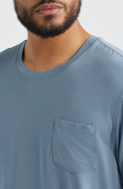 Daniel Buchler Stretch Modal & Silk Sleep T-shirt In Multi