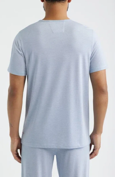Daniel Buchler Feeder Stripe Sleep T-shirt In Multi