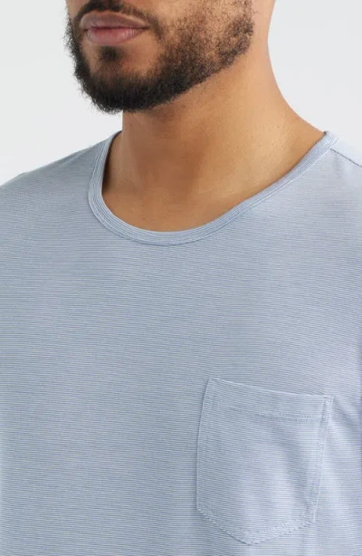 Daniel Buchler Feeder Stripe Sleep T-shirt In Multi