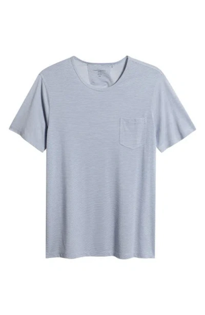 Daniel Buchler Feeder Stripe Sleep T-shirt In Multi