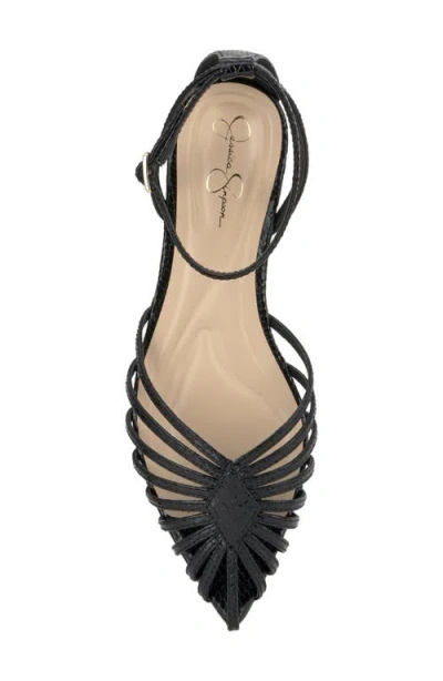 Jessica Simpson Eulean Ankle Strap Sandal In Black