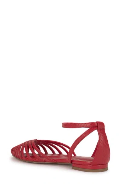 Jessica Simpson Eulean Ankle Strap Sandal In Red