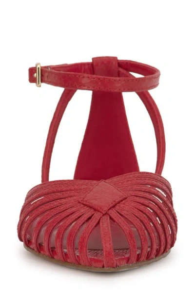 Jessica Simpson Eulean Ankle Strap Sandal In Red