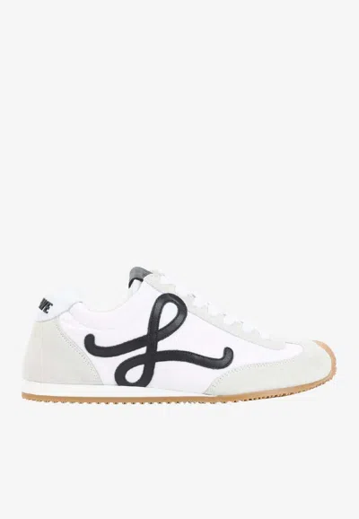 Loewe Ballet Runner 2.0 Nylon And Calfskin Low-top Sneakers In Multi
