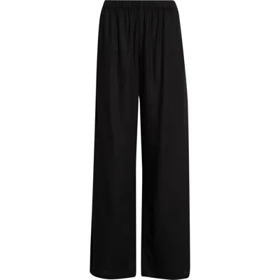 Paige Jude Wide Leg Pants In Black