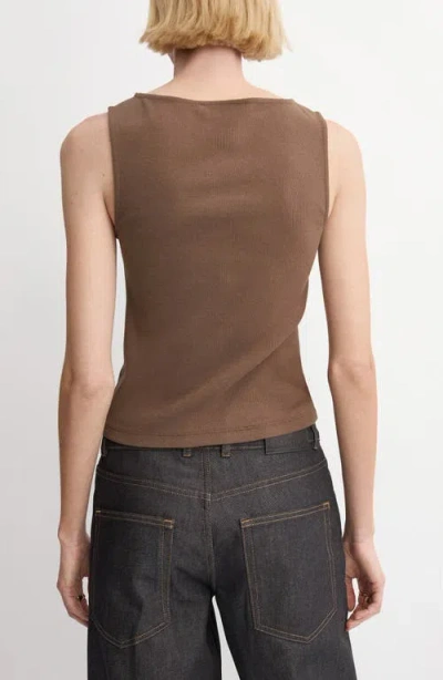 Mango Studded Sleeveless Sweater In Gray