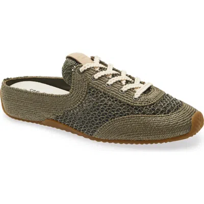 Rag & Bone Ultra Slim Retro Runner Mule In Green
