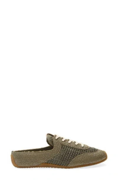 Rag & Bone Ultra Slim Retro Runner Mule In Green