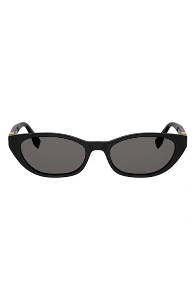 Fendi Eyewear Rectangular-frame Sunglasses In Pink