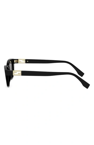Fendi Eyewear Rectangular-frame Sunglasses In Pink