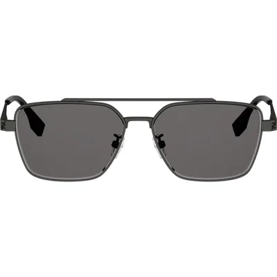 Fendi Sky 57mm Rectangular Sunglasses In Pattern