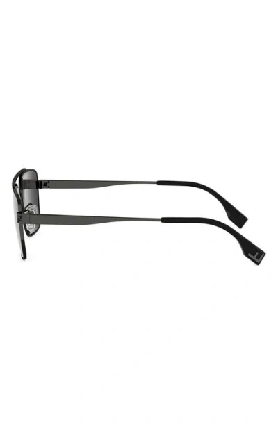 Fendi Sky 57mm Rectangular Sunglasses In Pattern