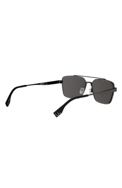 Fendi Sky 57mm Rectangular Sunglasses In Pattern