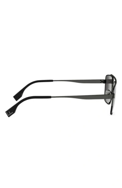 Fendi Sky 57mm Rectangular Sunglasses In Pattern