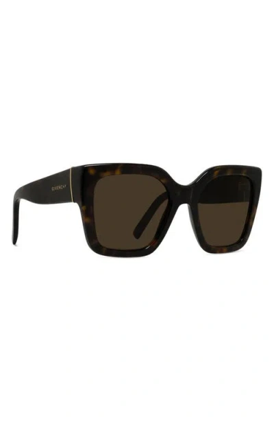 Givenchy Bold 53mm Square Sunglasses In Metallic