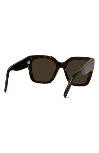 Givenchy Bold 53mm Square Sunglasses In Metallic