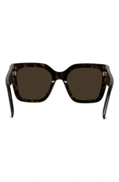 Givenchy Bold 53mm Square Sunglasses In Metallic